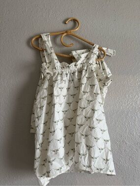 Jenn Thatcher Collection Longhorn
Print Bow Top